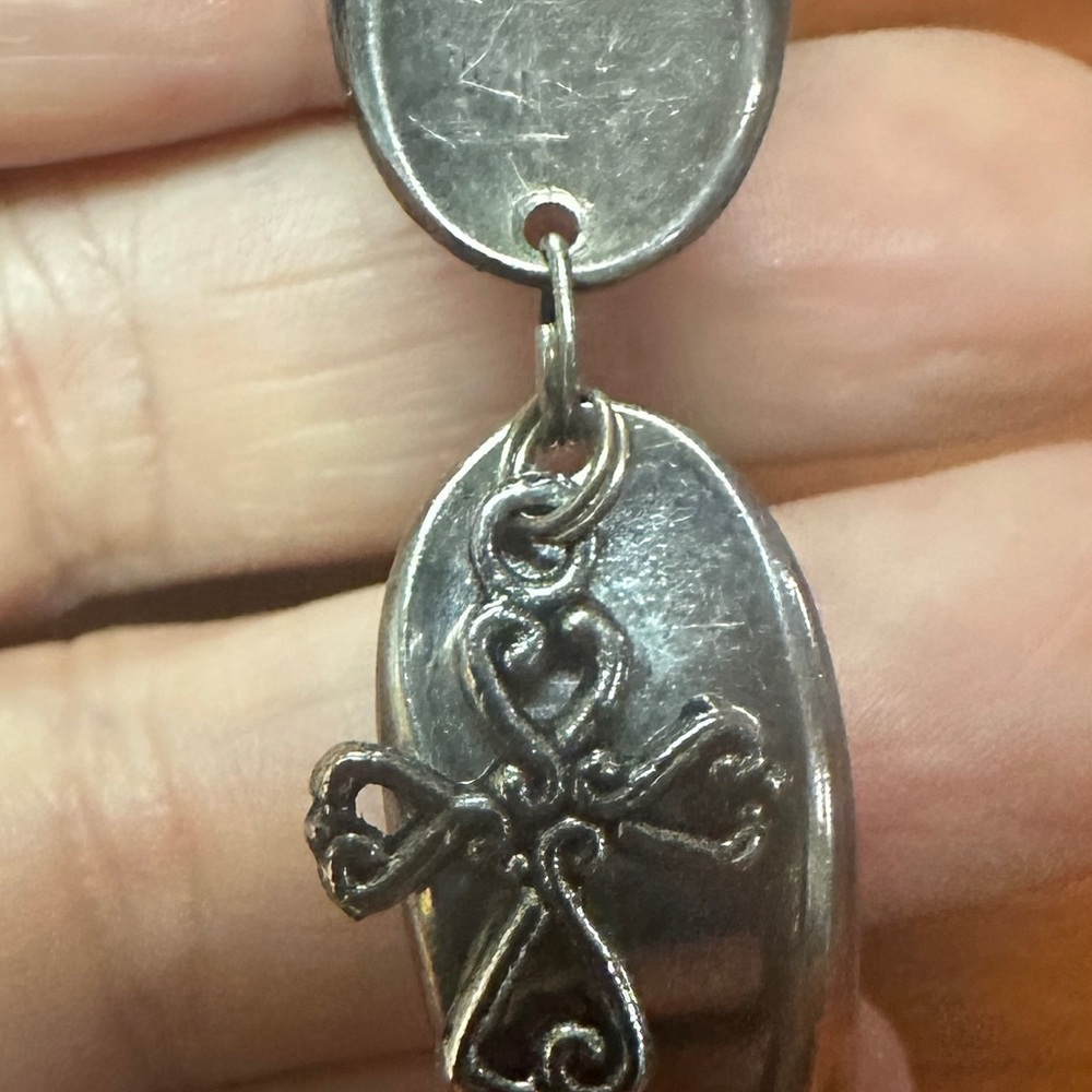 Silver Cross bracelet